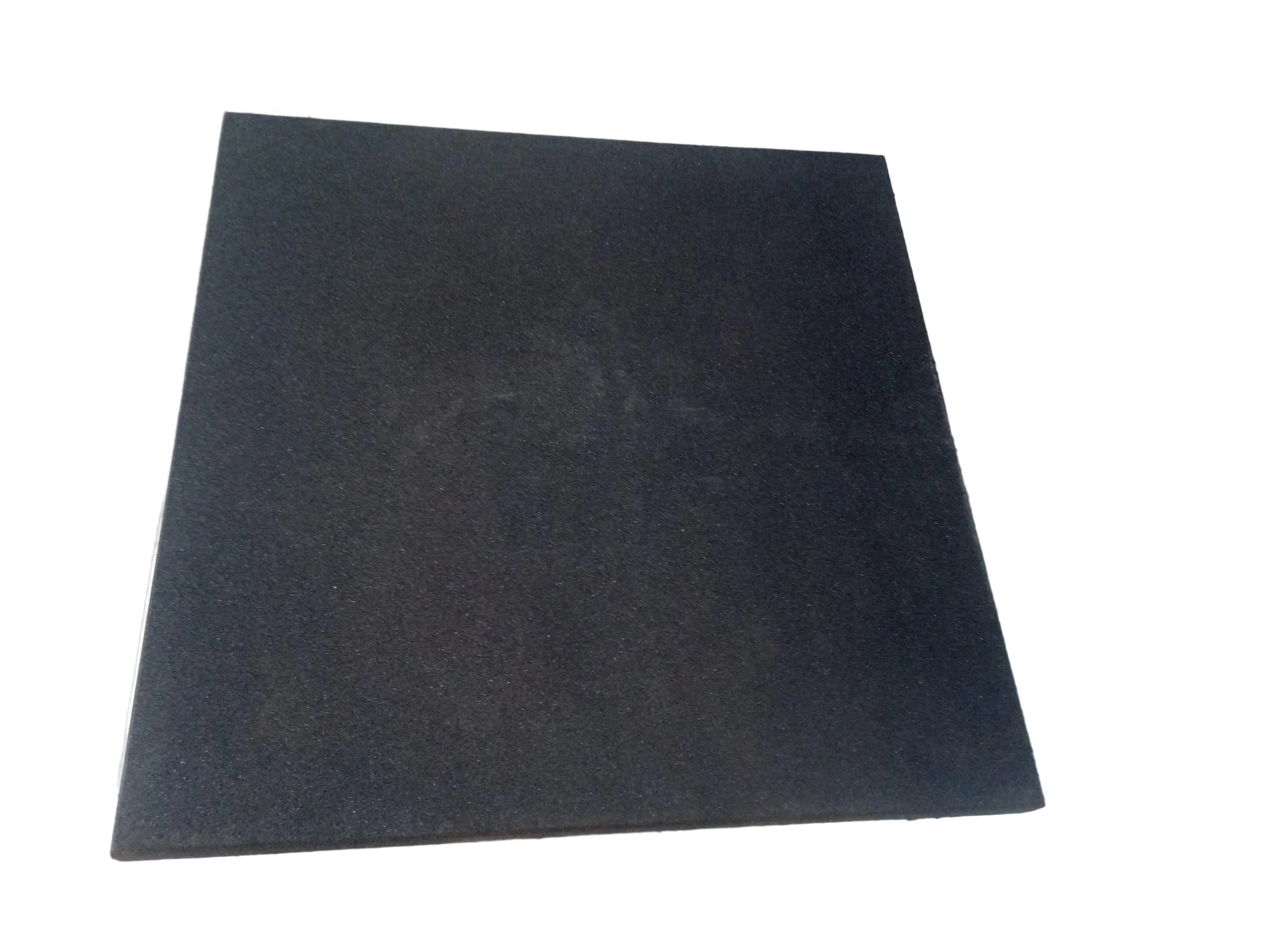 Blue Outdoor Rubber Floor 1000X1000X15mm Square Rubber Floor Mats Anti Slip