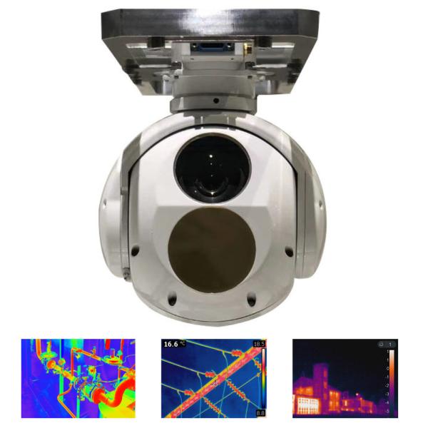 Quality OEM Drone Thermal Imaging Camera Pod 30X Zoom Payload Monitoring UAV Tracking Camera HXTS01C-1 for sale