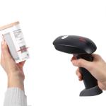 User Friendly Handheld 2D Barcode Scanner Reader With Cables Ergonomic Design