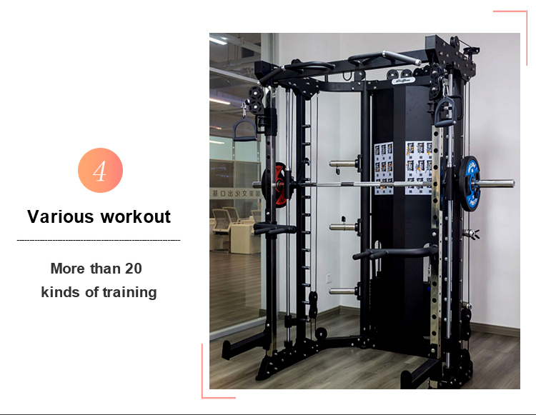 Home Gym Equipment Pull up Chest Press Comprehensive Training Smith Machine Multi Functional