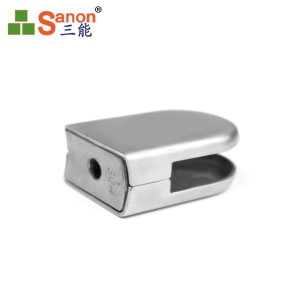 AISI 304 316 Stainless Steel Bathroom Fittings Glass Panel Mounting Clips