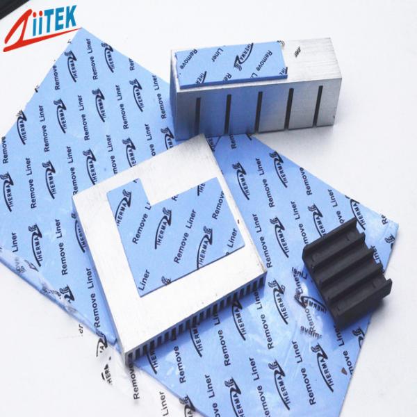 Quality Blue Color Electronic Thermal Gap Filler , Gpu Ic Chip Thermal Conductive Pad for sale