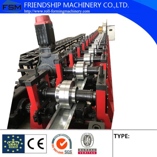 Full Automatic 3mm GI Door Frame Metal Roofing Machine Use Gearbox Driven
