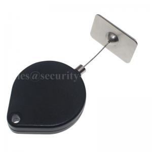 China Heart Shaped ABS Box Coiled Security Tether With Square Glutinous Plate End wholesale