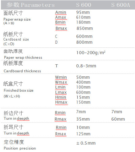 60L Glue tank rigid box forming machine with advanced PLC