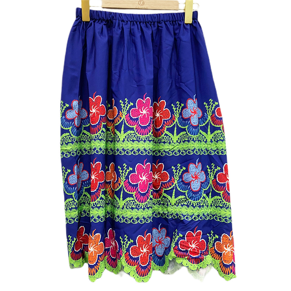 China Women Custom Skirt Hawaiian Style Fashion Embroidered Printed Dress wholesale