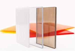 China Heat Resistant Polycarbonate Solid Sheet 1220x2440mm Customised In Size And Colour wholesale