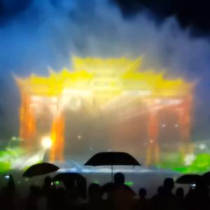 Lake Music Dancing Performance Outdoor Fountain Water Screen Movie Projector