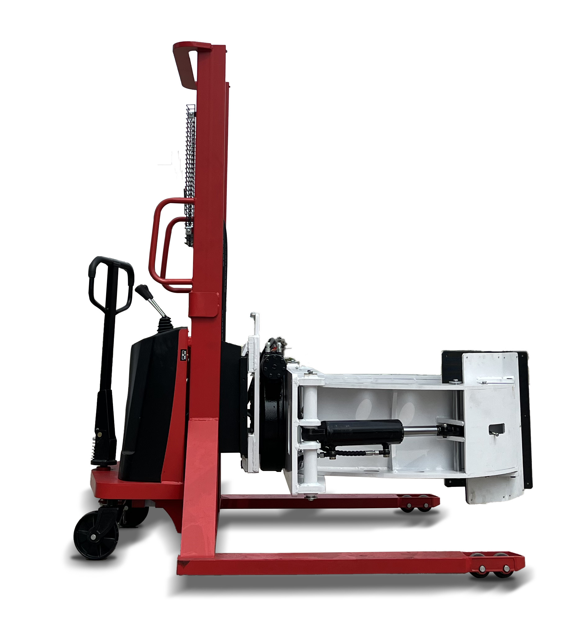 Paper Roll Semi Electric Stacker Good Durability Durable Materials User Friendly Operation