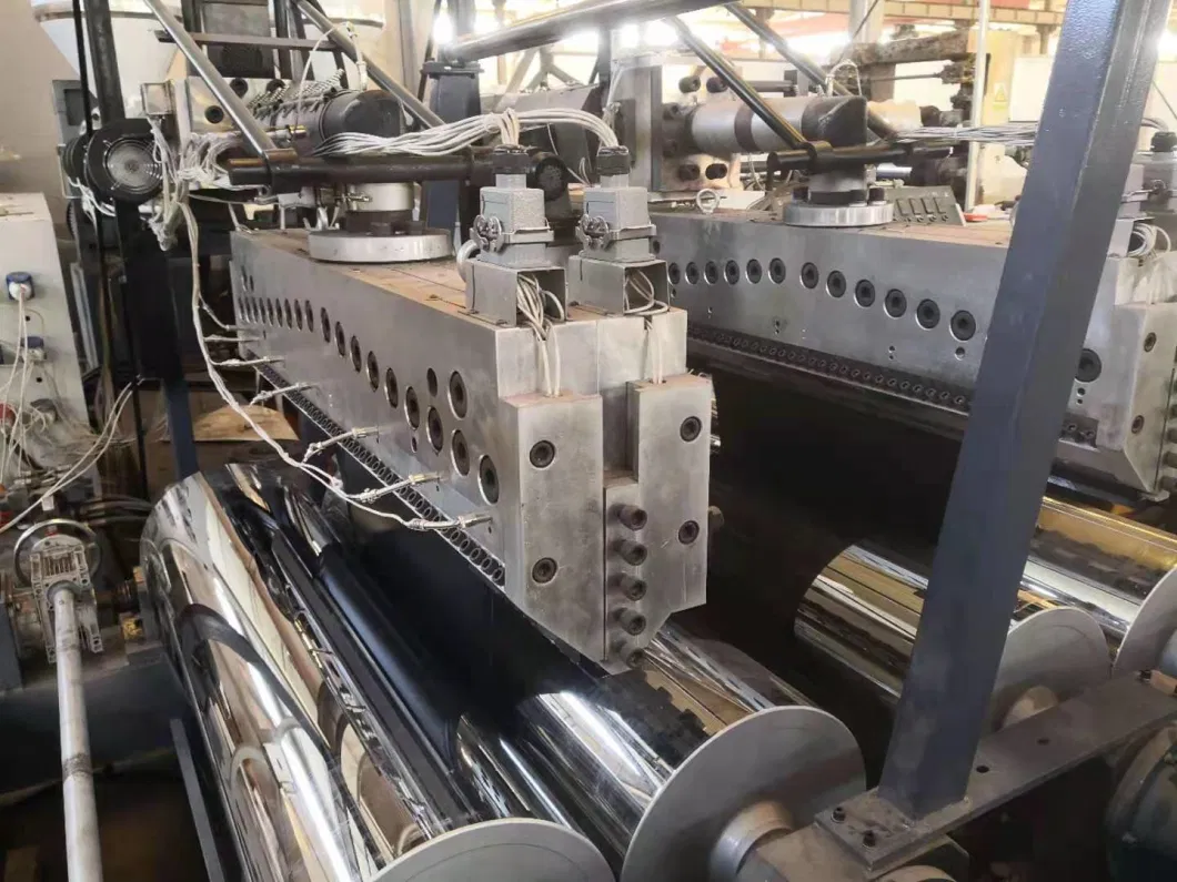 100kw-200kw PLC Control Plastic Extrusion Line For PP/HDPE Sheet Making