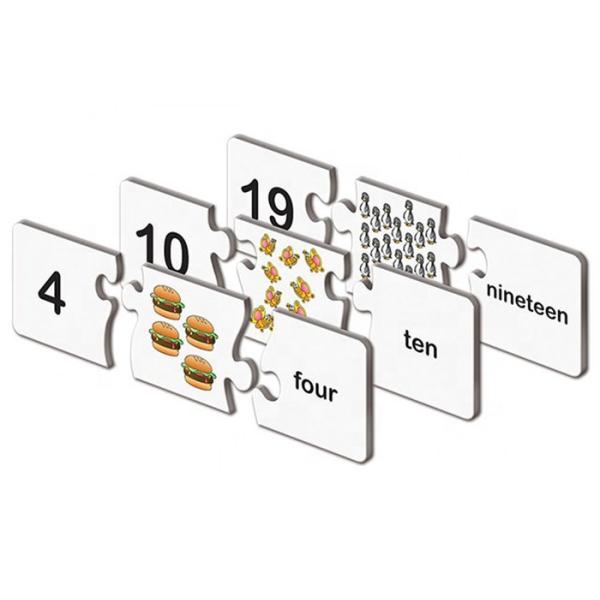 Kids Math Learning Magnetic Activity Set Rubber Magnet Jigsaw Puzzles Board