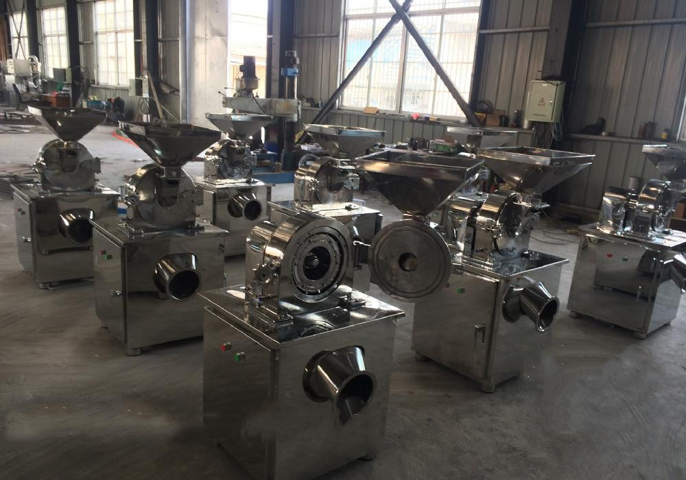 Masala Powder Pulverizer Grinder Machine 15mm Feeding Powder Making Machine