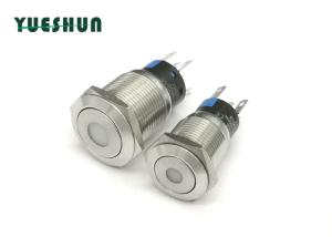 China Surface Mount 16mm DPDT 1NO1NC Led Push Button Switch wholesale