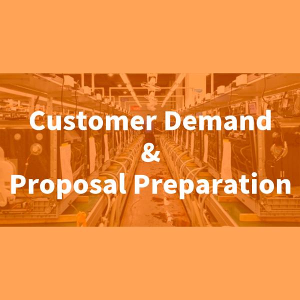 Quality Customer Demand & Proposal Preparation for sale