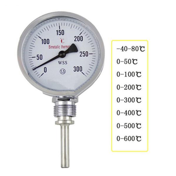 WSS Temperature Thermometer Bimetal Oil Temperature Gauge