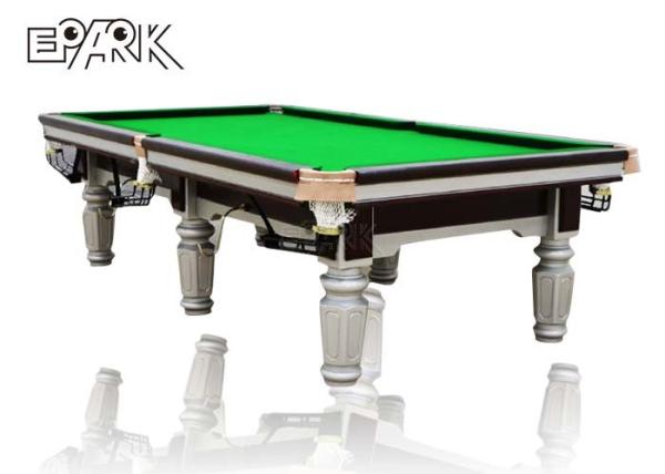 Quality Customized Amusement Game Machines  8FT Chinese Pool Black And Green Billiard Table for sale