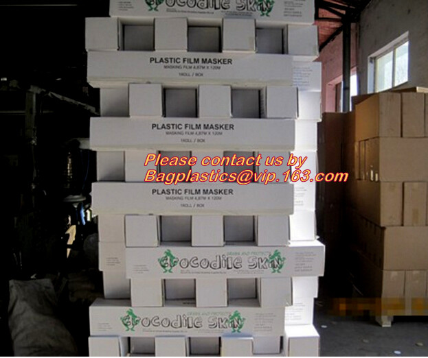 Car shielding protective film, Coreless auto paint masking film, Auto Paint Masking Film with Paper Core, HDPE Masking