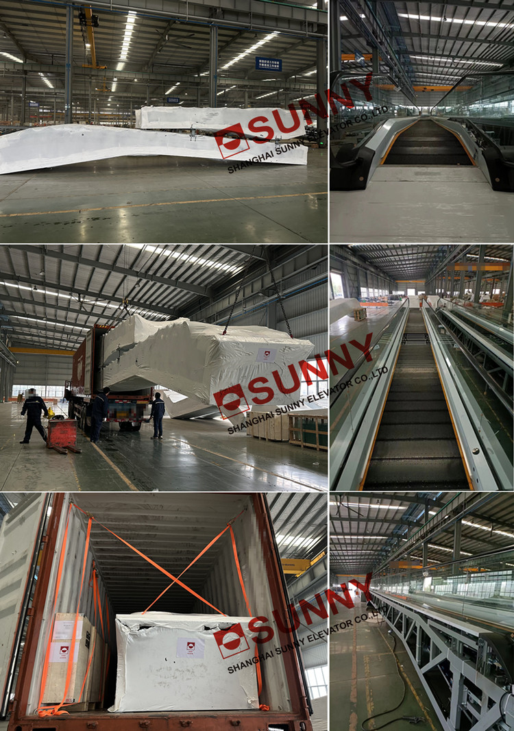Low Noise Moving Walk Escalator , Automatic Walkway For Large Passenger Flow