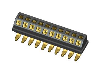 China PCB Insert Soldering Barrier Terminal Block 10 Position BT10-002A wholesale