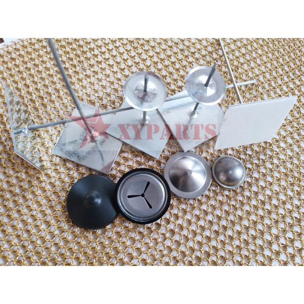 Aluminum Base M3x65mm Bimetal Pins For Boat Building System