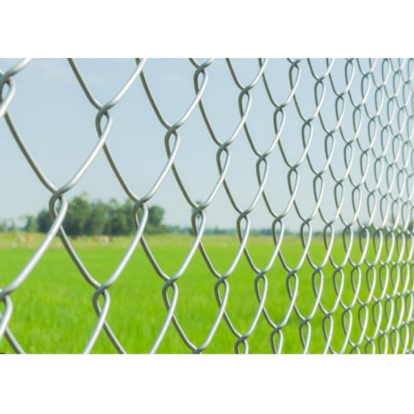 Hot Dipped Galvanized 12.5 Gauge Chain Link Fence Solid Black