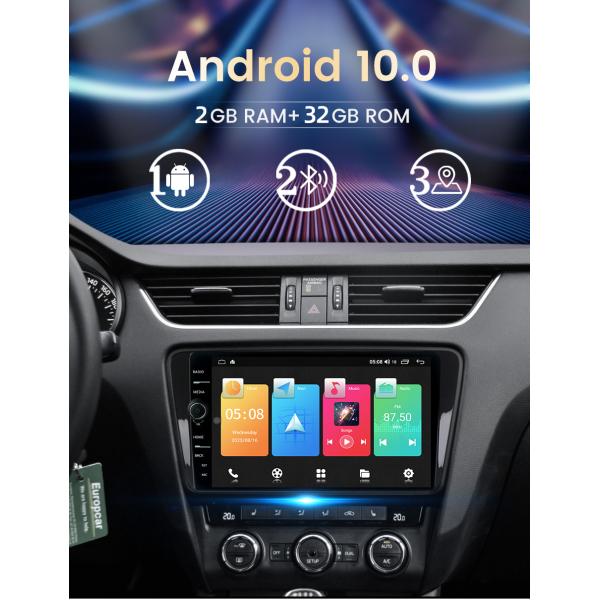 Universal Car Fitment 2 Din Knob Car Audio Stereo with Touch Screen and GPS Navigation