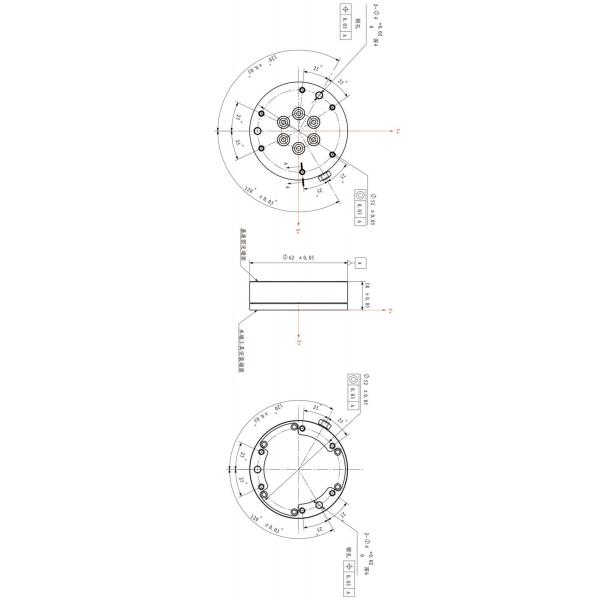0.1% 150n Multi Axis Load Cell Rs422 Weight Cell Sensor