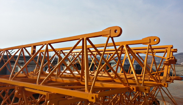 8t max load capacity QTZ100(5010) fixed Tower Crane for building