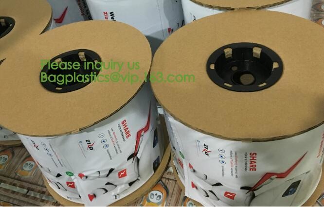 Pre-opened auto Plastic Bag on Roll Custom Poly Print Packaging Auto Bag,Pre-Opened Auto Fill bags on Rolls bagplastics