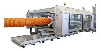 Full Automatic HDPE PP Corrugated Pipe Manufacturing Process Production Line