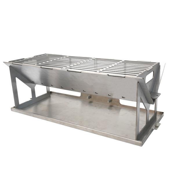 Powder Coated Finish Portable BBQ Grill with Woodfired Oven and Rotisserie Stove