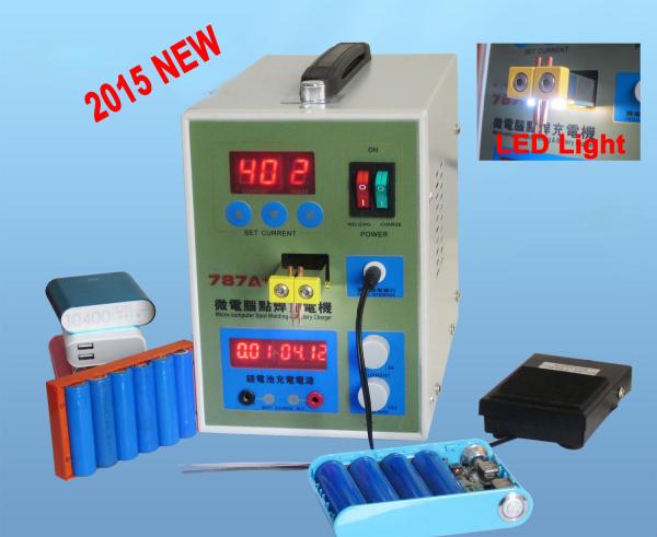 Quality Pulse Battery Spot Welder LED Micro-computer Battery Charger Welding Machine 787A+ 0.1 - 0 for sale