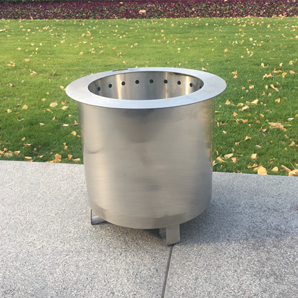 Double Flame Smokeless Camp Stove Stainless Steel Fire Pit Outdoor