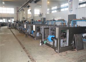 China PLC Touch Screen Screen Printing Press , Screen Printing Equipment 700mm Pile Height wholesale
