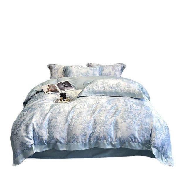 Quality Upgrade Your Wedding Bedding with Tencel Bedding Set and Printed Pillowcase Sheet Set for sale
