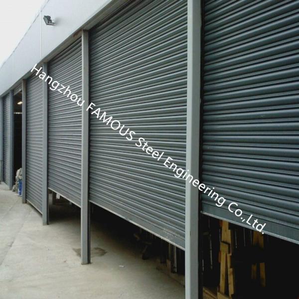 Aluminum Insulated Electric Rolling Shutter Doors With Customized Color For Carport Use