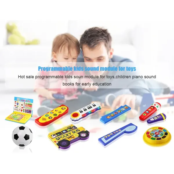 OEM Educational Children Book with Sound Effects and Customized Size Made from ABS Material