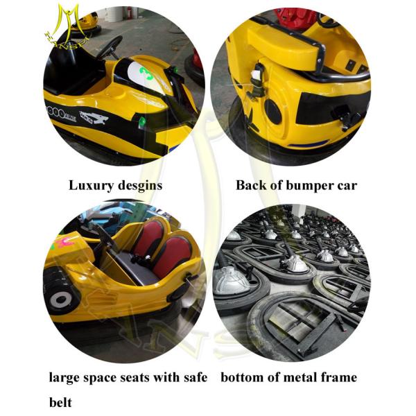 Hansel remote control playground electric fiberglass bumper car for kids