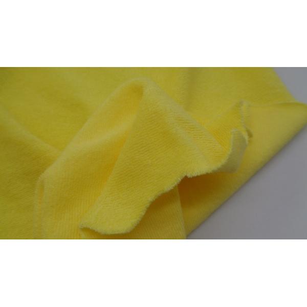32Sx100D 100% Polyester Dyed Cleaning Terry Bath Towel Fabric 120 G Quick Dry