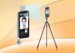 FCC 8 Inch Color Screen Temperature Scanner WiFi Face Id Time Attendance Machine