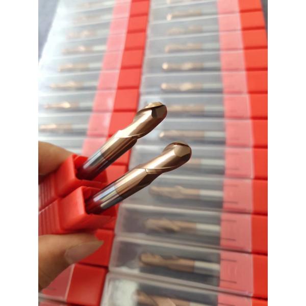 Solid Carbide Cutting Tool HRC45 Ball Nose End Mill