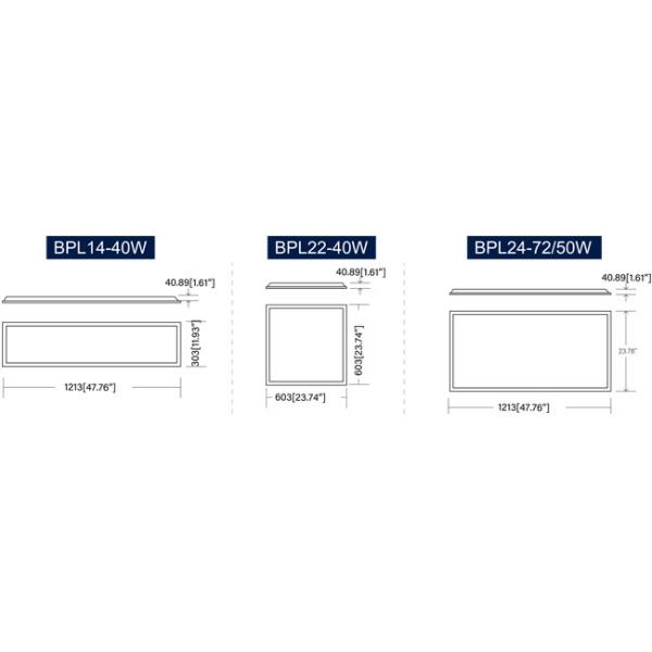 Adjustable LED Panel Light 2X4 5200lm-9360lm For Office School Healthcare