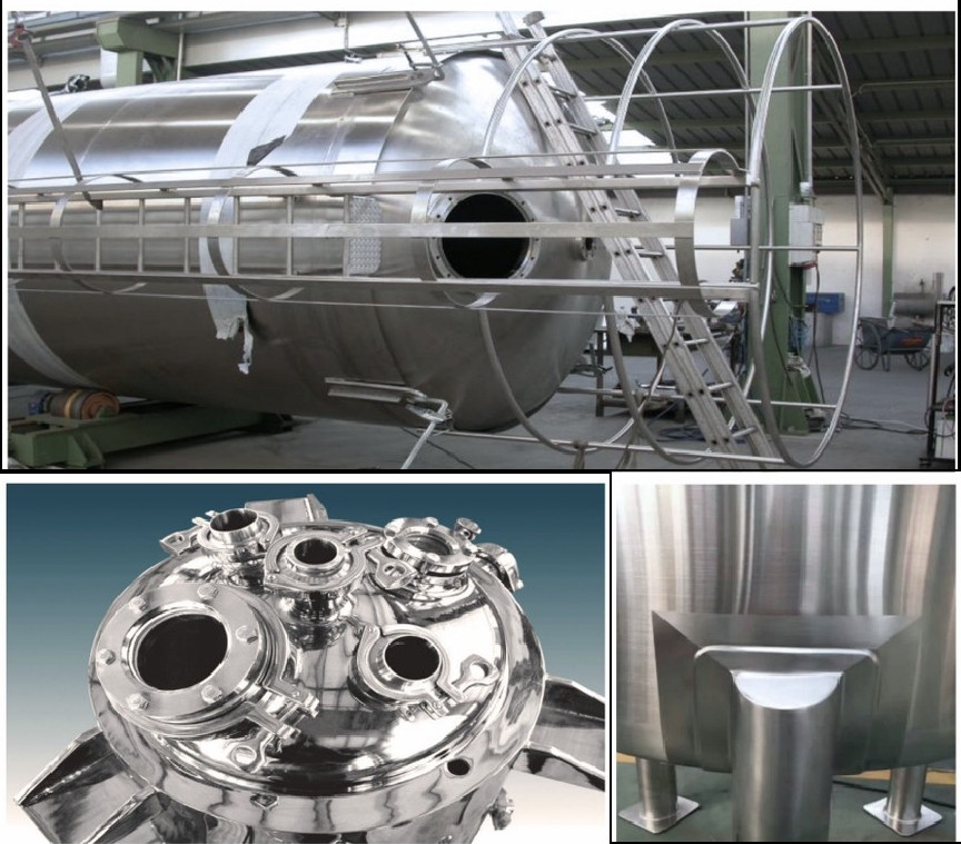 50L-10000L Stainless Steel Liquid Mixing Tank For Pharmaceutical Industry