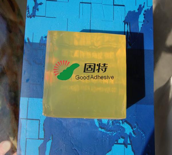 Quality Playing Cards Box Bottom Block Hot Melt Glue For Yellow Semi Transparent for sale