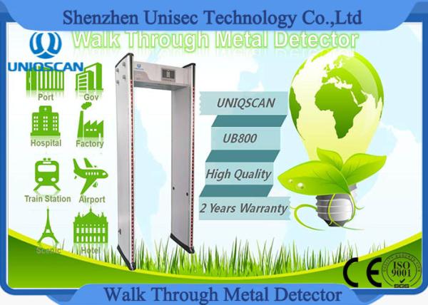Quality 33/45 Zone 999 Sensitivity Walk Through Metal Detector Archway Remote Control for sale