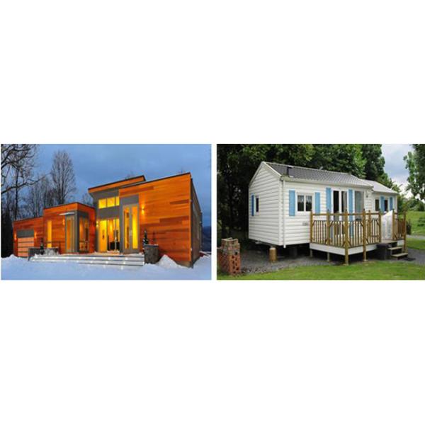 Mordern 4 Bed Double Story Prefab Homes Fast Bult Light Steel Structure