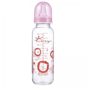 China Heat Resistant Standard Neck 9oz 250ml Glass Baby Feeding Bottles wholesale