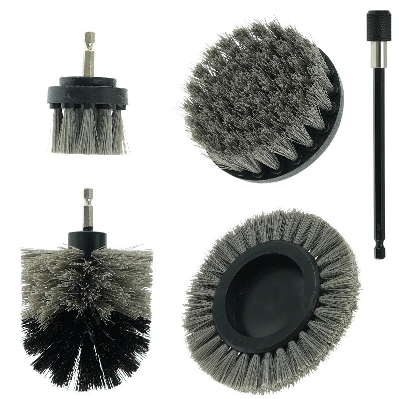 Electric Power Grout Drill Scrub Brush Set With Extend Attachment 0.5kg