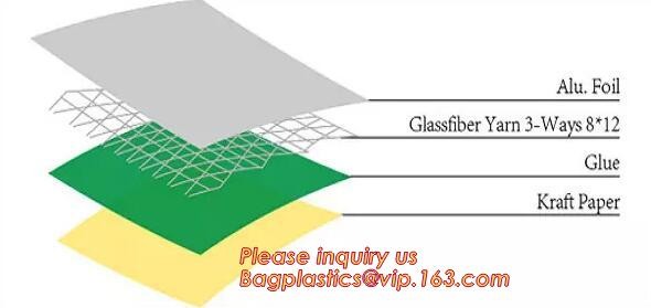 Fire-retardant Multi-Layer Thermal Reflective Attic Insulation,Multi layers aluminum foil insulations for roofing, wall
