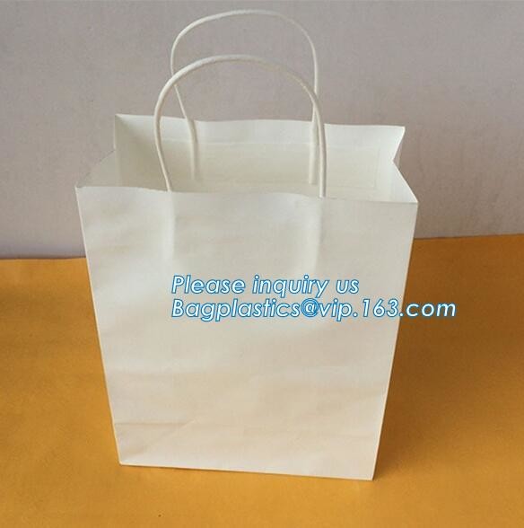 Fashion Custom Printing Luxury Gift Shopping Carrier Paper Bag With Your Own Logo Print,strong twisted handle black leat